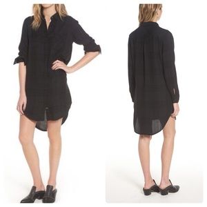 Rails Bianca Plaid Shirtdress Onyx/Jet